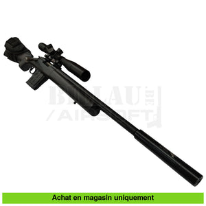 Sniper Airsoft Gnb Gaz Ou Co2 Kit Complet Kj M700 Noir Custom Répliques De Snipers Co2