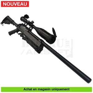 Sniper Airsoft Spring Urban + 2 Lunettes Chargeurs Bipied Housse Répliques De Snipers Spring