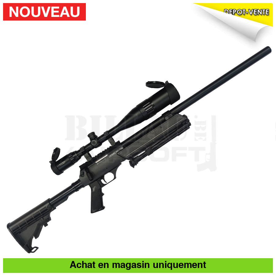 Sniper Airsoft Spring Urban + 2 Lunettes Chargeurs Bipied Housse Répliques De Snipers Spring