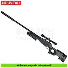 Charger l&#39;image dans la galerie, Sniper airsoft Spring Well L96 Noir Kit Complet répliques de snipers airsoft spring