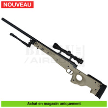 Charger l&#39;image dans la galerie, Sniper airsoft Spring Well L96 Tan Kit Complet répliques de snipers airsoft spring