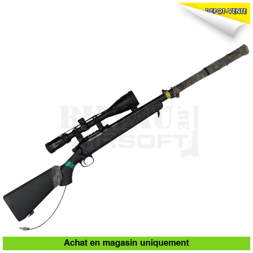 Sniper JG BAR 10 HPA + Lunette répliques d’épaule airsoft HPA