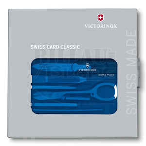 Swiss Card Victorinox Bleue Outils Multi-Fonctions