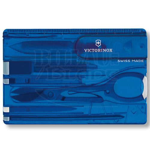 Swiss Card Victorinox Bleue Outils Multi-Fonctions