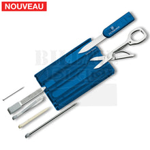 Charger l&#39;image dans la galerie, Swiss Card Victorinox Bleue Outils Multi-Fonctions