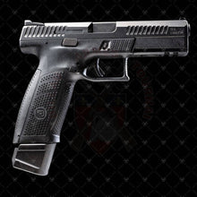 Charger l&#39;image dans la galerie, Talon De Chargeur + 5 Strike Industries Pour Cz P09 / P10 Noir Talons