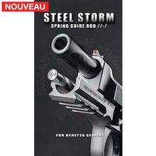 Charger l&#39;image dans la galerie, Tige-Guide Steel Storm TR-1 Upgrade pour Beretta 92 M9 92X... Matériels de compétition customisation