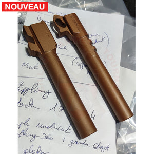 Traitement Cerakote Mélange Maison afin de matcher au coloris Taran Tactical sur canon de CZ 75 SP01 Shadow Custom