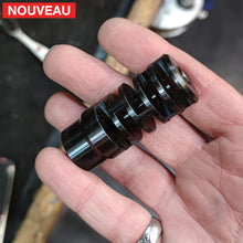 Charger l&#39;image dans la galerie, Traitement peinture céramique Cerakote Armor Black Mat sur Compensateur Labyrinth 6,5mm Creedmor afin de matcher à la