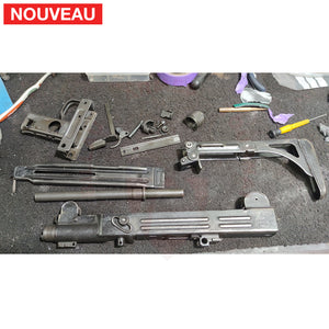 Traitement peinture céramique Cerakote Armor Black Mat sur IMI UZI 9mm en conservant une patine afin de ne pas faire