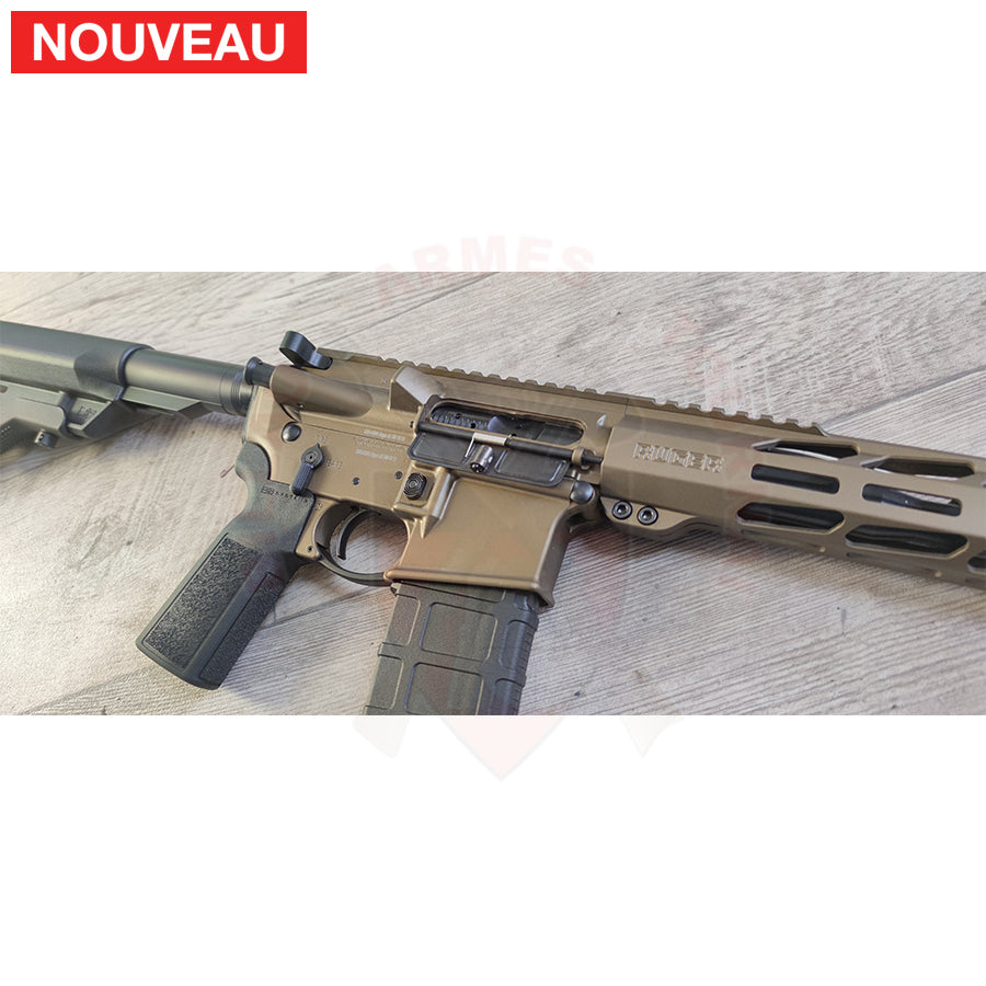 Traitement peinture céramique Cerakote Burnt Bronze Complet sur Ruger AR-556 Peintures