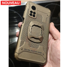 Charger l&#39;image dans la galerie, Traitement peinture céramique Cerakote Burnt Bronze + Gravure Laser sur coque de téléphone Peintures
