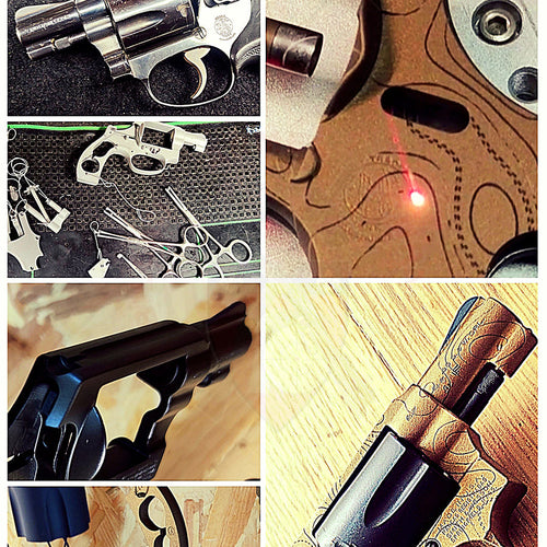 Traitement Peinture Céramique Cerakote Burnt Bronze + Sous-Couche Armor Black Gravure Laser Thème