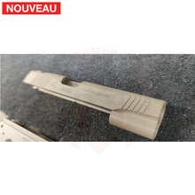 Charger l&#39;image dans la galerie, Traitement peinture céramique Cerakote Magpul FDE sur un pistolet Schmeisser Hugo dont la finition d’origine a commencé