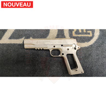 Charger l&#39;image dans la galerie, Traitement peinture céramique Cerakote Magpul FDE sur un pistolet Schmeisser Hugo dont la finition d’origine a commencé