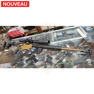 Traitement peinture céramique Cerakote RAL-8000 + Custom ROME + Lunette Arken sur Ruger Precision Rifle.308 Win