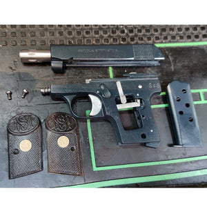 Traitement Peinture Céramique Cerakote Socom Blue + Satinage Petites Pièces Restauration