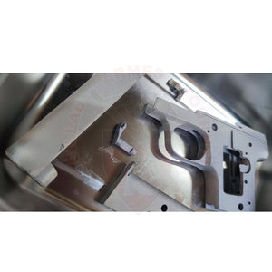 Traitement Peinture Céramique Cerakote Socom Blue + Satinage Petites Pièces Restauration