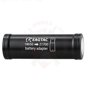 Tube Réducteur (Spacer) Eagtac Pour Batteries 18650 Vers 21700 Batteries