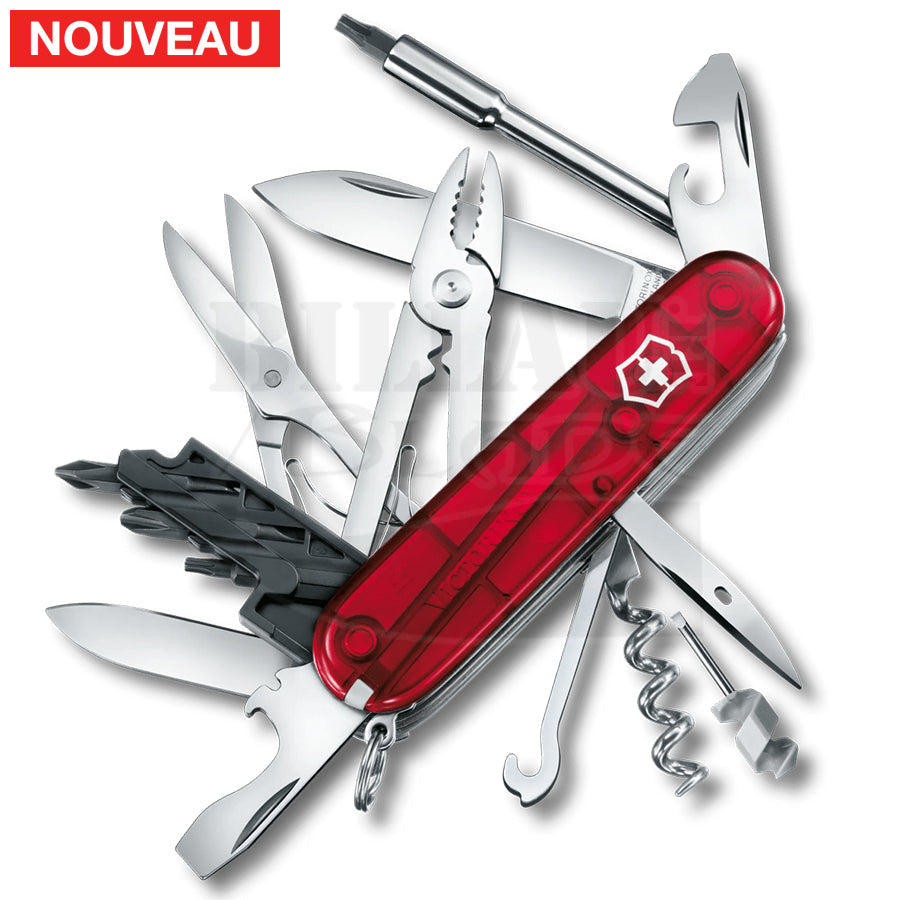 Victorinox Cybertool Rouge Transparent Couteaux Suisses Modèles Classiques