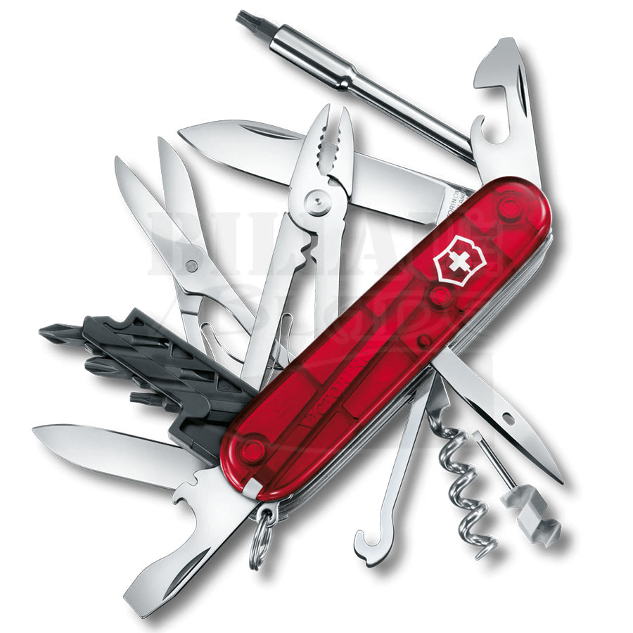 Victorinox Cybertool Rouge Transparent Couteaux Suisses Modèles Classiques
