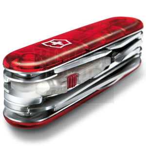 Victorinox Huntsman Lite Rouge Transparent Couteaux Suisses Modèles Classiques