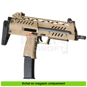 WE SMG-8 GBBR Tan (HK MP7) répliques d’épaule airsoft GBBR