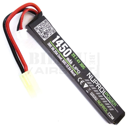 Batterie 7.4V 1450 Mah Stick Lipo Mini Tamiya Batteries