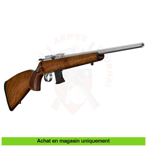 Carabine À Verrou Cz 455 Stainless Bois 22Lr Armes Dépaule Feu Canon Rayé