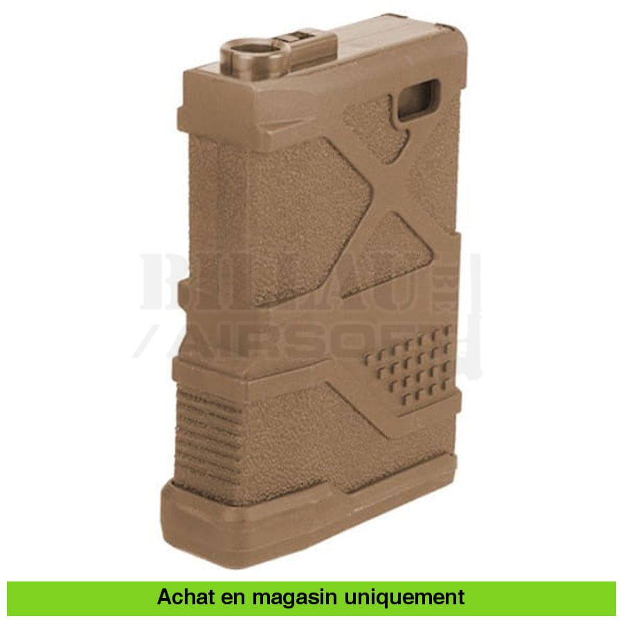 Chargeur Airsoft Lancer Tactical M4 Enforcer Low Cap 70Cps Tan Chargeurs Aeg