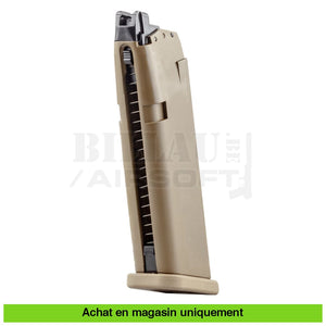 Chargeur Airsoft Gbb Glock 19X Fde 22Cps Métal Chargeurs Co2