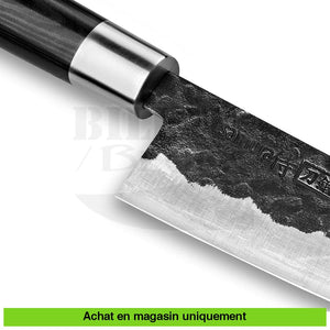 Couteau De Cuisine Samura Blacksmith Santoku Knife 182 Mm # Sam Sbl-0095 Couteaux