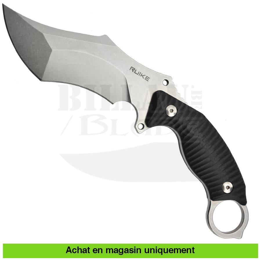 Couteau Fixe Ruike Karambit F181-B Noir Couteaux Fixes Militaires