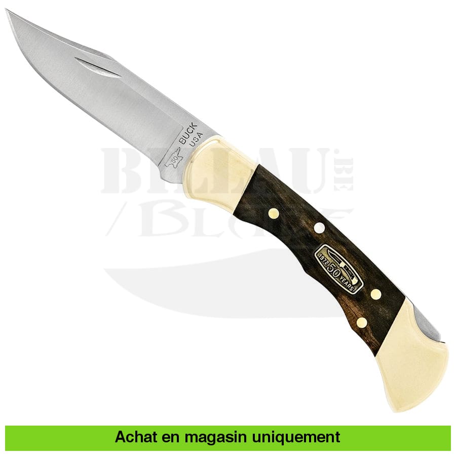 Couteau Pliant 112 Finger Grooved Ranger 50Th Anniversary Edition #
Buck 112Brs3Fg Couteaux Pliants