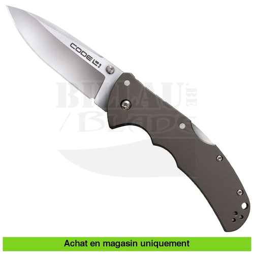 Couteau Pliant Cold Steel Code 4 Couteaux Pliants Militaires