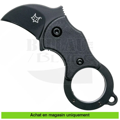 Couteau Pliant Fox Mini-Ka Noir Couteaux Pliants Militaires