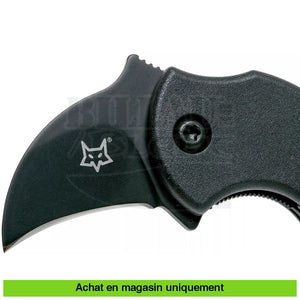 Couteau Pliant Fox Mini-Ka Noir Couteaux Pliants Militaires