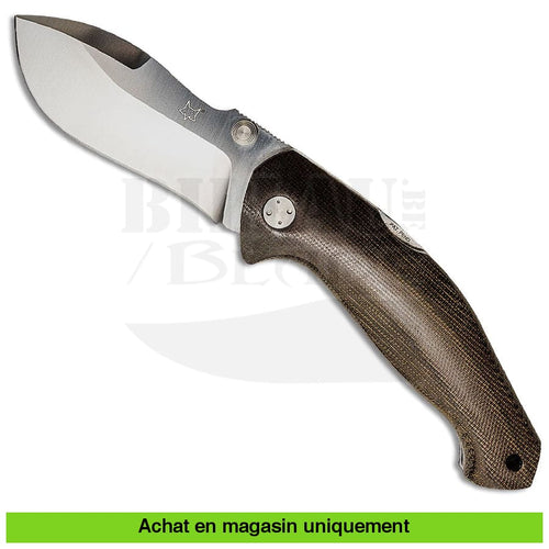 Couteau Pliant Fox Mojo Micarta Jens Anso Design Couteaux Pliants Militaires