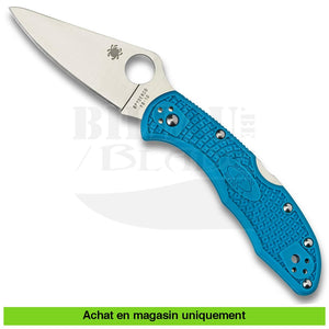 Couteau Pliant Spyderco Delica 4 Lightweight Blue Vg-10 Pe Couteaux Pliants Divers