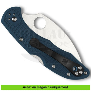 Couteau Pliant Spyderco Delica 4 Lightweight Wharncliffe Blue K390

# Sp C11Fpwk390 Couteaux Pliants