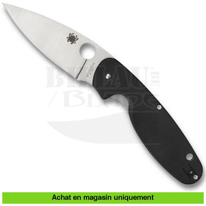 Couteau Pliant Spyderco Emphasis Black 8Cr13Mov Pe Couteaux Pliants Divers