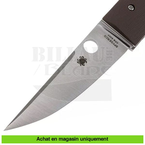 Couteau Pliant Spyderco Nilakka # C164Gpbn Couteaux Pliants Divers