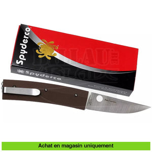 Couteau Pliant Spyderco Nilakka # C164Gpbn Couteaux Pliants Divers