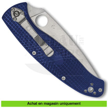 Charger l&#39;image dans la galerie, Couteau Pliant Spyderco Resilience Lightweight Blue Cpm S35Vn Pe
#
Sp C142Pbl Couteaux Pliants