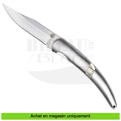 Couteau Pliant Type Laguiole Full Métal + Nacre Synthétique Couteaux Pliants Français