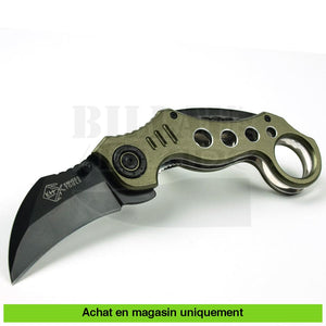 Couteau Pliant X-Treme Karambit Noir / Od Kh Security Couteaux Pliants Militaires