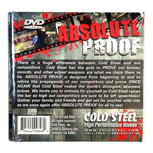 Dvd Cold Steel Absolute Proof Dvds