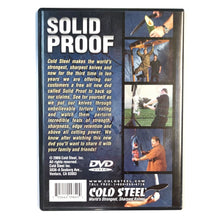Charger l&#39;image dans la galerie, Dvd Cold Steel Solid Proof 1 + Bonus Sword Dvds