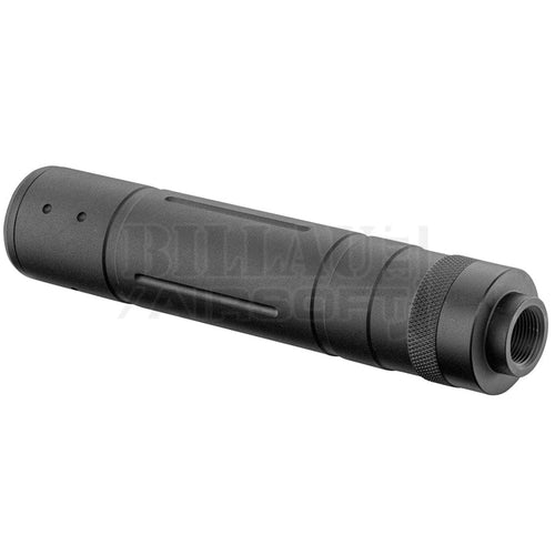 Faux Silencieux Airsoft Bo Universel 14Mm Negatif 150Mm Noir