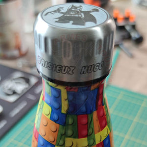 Gravure Laser Gourde Lego Batman & Découpe
